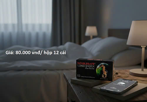 Giá bao cao su Long Love Cá Ngựa DoubleSafe Long Shock